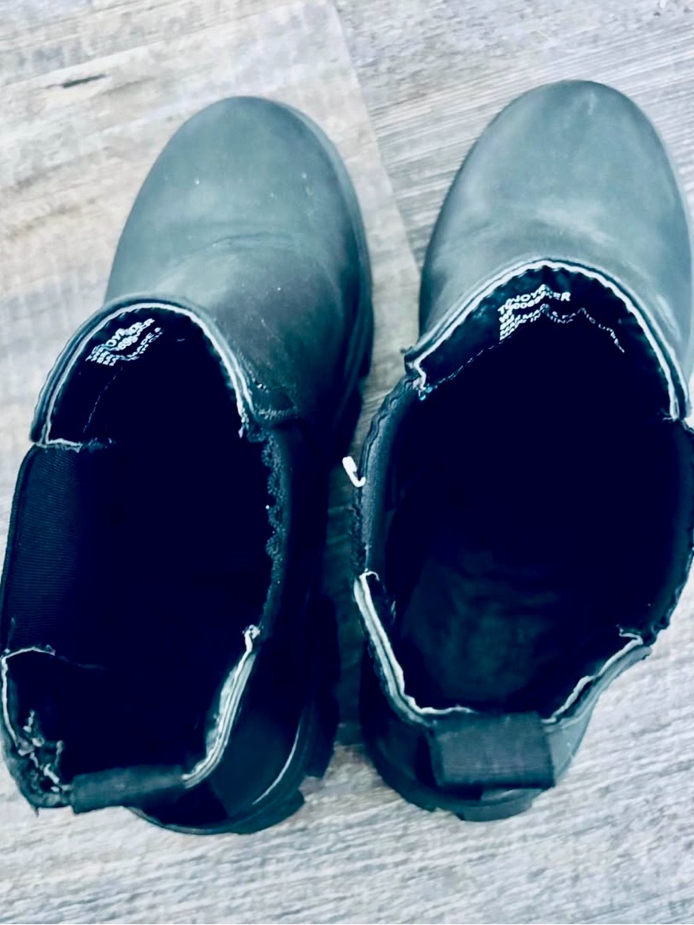 Women’s Black Chelsea Boots - Comfort Slip-On Ankle Shoes - Picture 5 of 7